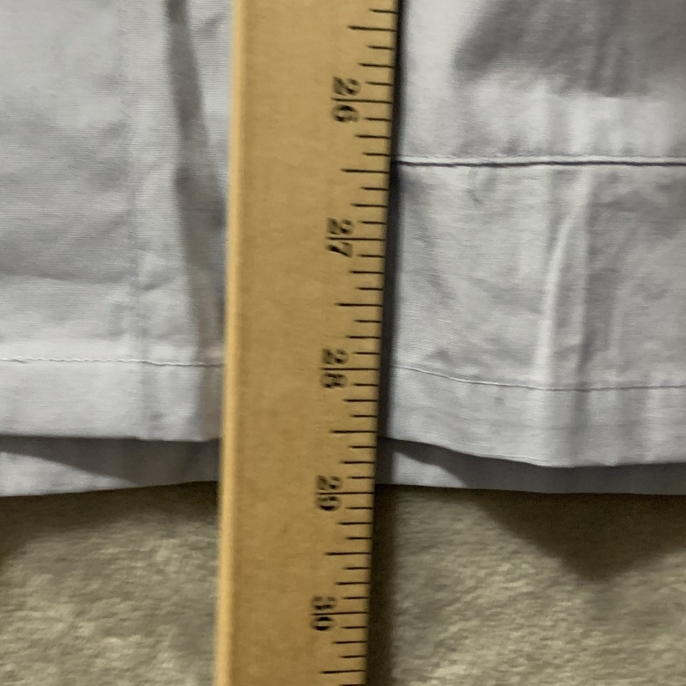 Zara Home Women's Light Blue Collared Button Front Pajama Sleepwear Shirt Top S - Picture 15 of 15